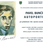 Pavel Bunčák – Autoportrét, pozvánka