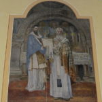 Nástenná maľba vo farskom kostole v Gajaroch