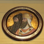 Plaketa solúnskych bratov v kostole v Plaveckom Podhradí