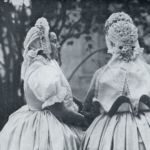 Skalické ženy v čepcoch a sviatočnom odeve, foto E. A. Pinkalský, 1930