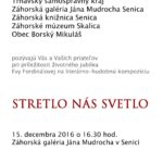 Fordinálová – Stretlo nás svetlo, 15.12.2016 – pozvánka