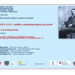 Dr. Pavel Blaho, diskusia, Univerzitná knižnica Bratislava, 13.6.2017 – pozvánka