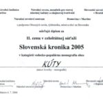 Slovenská kronika 2005, ocenenie