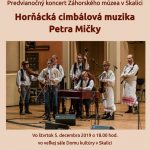 Predvianočný koncert Záhorského múzea v Skalici, 5.12.2019 – pozvánka