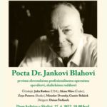 Pocta Dr. Jankovi Blaho – pozvánka na koncert, 27.4.2022