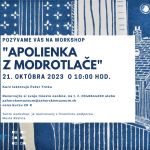 Workshop Apolienka z modrotlače, 21.10.2023